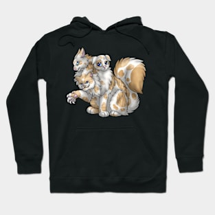 CerPURRus: Cream Bicolor Tabby Hoodie